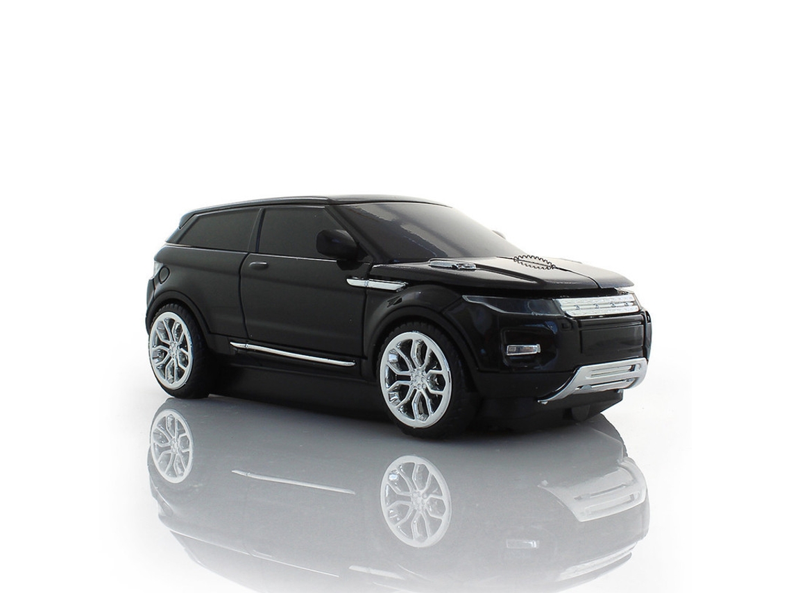 Rato YIZHOOD 2.4G Sem Fio Mini 3D SUV Computador Gamer Do Carro 1600 DPI Óptico USB Meninos Presente Para PC Notebook Laptop preto