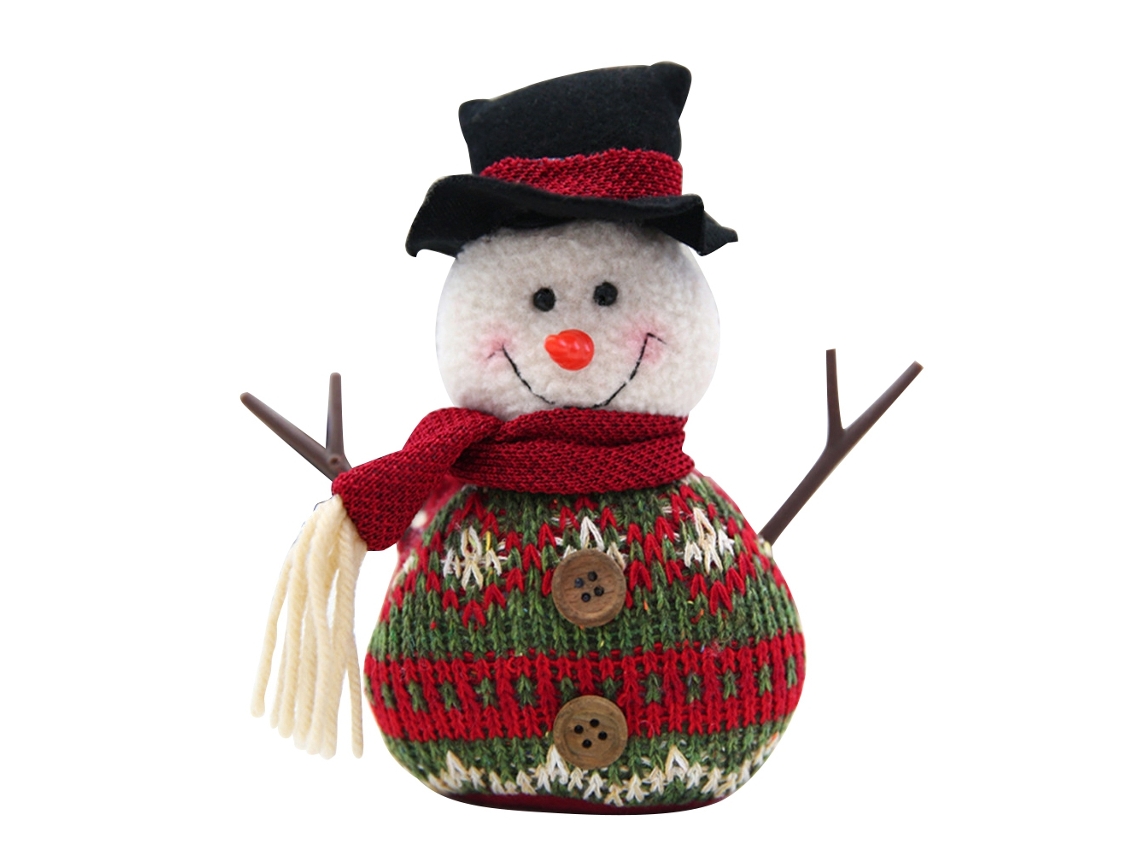 Laxiscreed Boneco De Neve De Cartoon Sentado Para Decoração De Natal Em Casa, Escritório Ou Loja