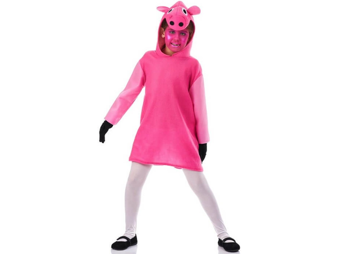 Fato de Menina DISFRAZZES Porquinha Rosa (Tam: 3 a 5 Anos)