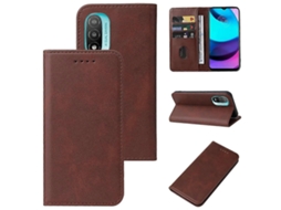 Capa De Couro Com Fecho Magnético Para Motorola Moto E20/e30/e40/lenovo K13