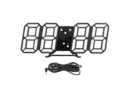 Reloj Digital Led 3d Con Fecha Temperatura Y Ajuste Automático De Brillo Para Pared