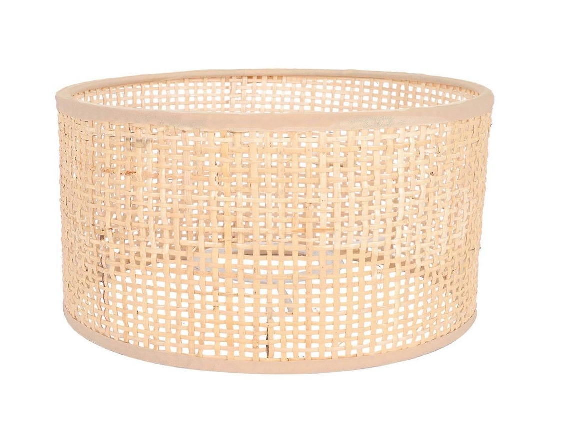 Lurelia Abajur De Bambu Vintage Trançado, Para Luminária Pendente, Em Rattan