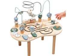 Mesa De Atividades Mesa De Brincar Infantil | Brinquedo Educativo De Madeira Para Meninos E Menina Vayotoy
