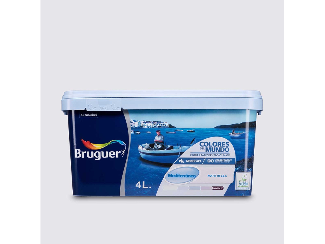 Bruguer Cores Do Mundo Mediterrâneo Pintar Lila 4L 5246645