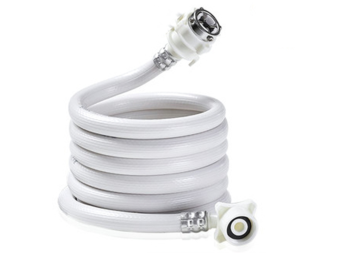 Mangueira de Entrada Água para Máquina de Lavar Roupa, Feita de Pvc Premium com Conectores, Mangueira Flexível e Resistente a Tensões BRILVIBERA