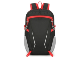 (preto) Mochila de viagem impermeável de grande capacidade para camping