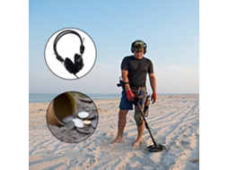 Auriculares Estéreo con Cable 3,5 Mm para Detector de Metales Portátil y Ligero | S/MARCA