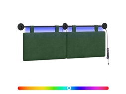 Conjunto 1 Cabeceira Suspensa Vidaxl Verde Cordão (150 X 55 X 5 Cm)
