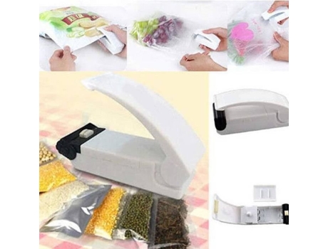 Mini Poche Portable Fechamento Saco Máquina Plástico Ferramenta Seladora Por Impulso Modo Unionjoie