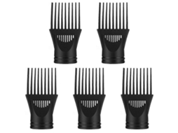 Conjunto de 5 Pentes Largos para Secador Cabelo, Bico Reposição Reutilizável Cabelo. GOKOCO