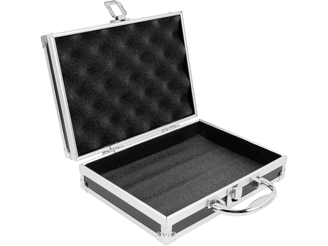 Caixa de Armazenamento Stobaza em Metal Maciço com Alça Ergonômica, Ideal para Guardar Peças e Acessórios Bric