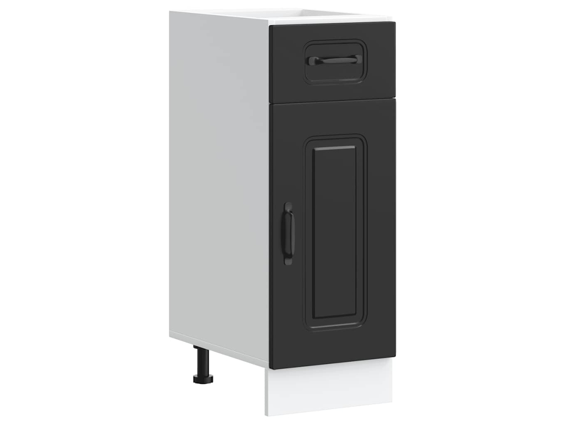 Kitchen Base Cabinet, Kitchen Base Cabinets Vidaxl Preto Madeira Processada (n/a)