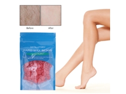 2026 cera Dura em Grãos Depilatória Cera Remove Pelo Corpo Pernas Morango 50g