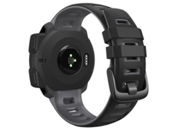 Pulsera Em Silicone Dois Tons Suaves Preto/cinza Para O Seu Garmin Instinct/instinct Esports