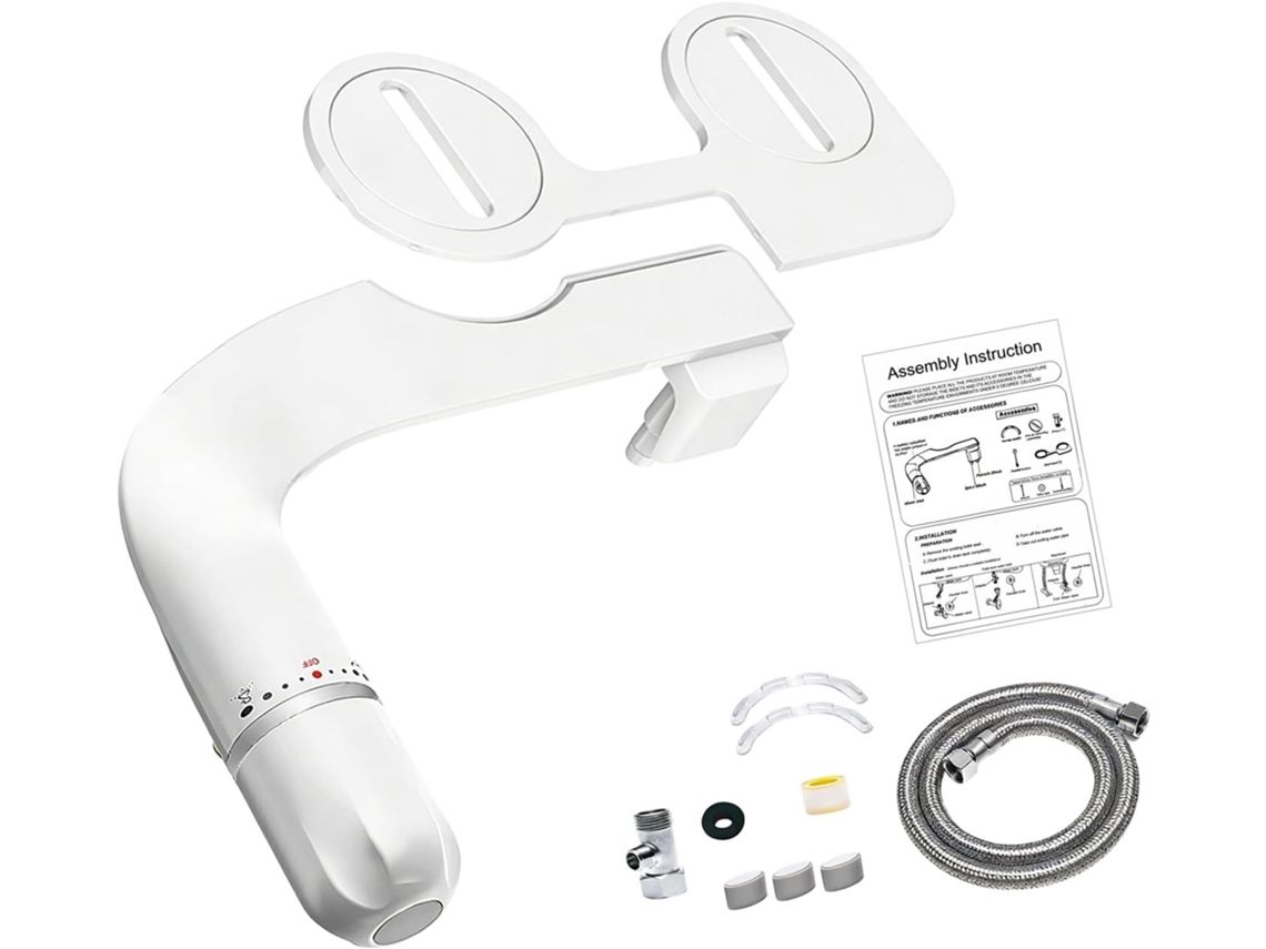 Bidê Elétrico Fino Para Vaso Sanitário, Acessório Para Assento Sanitário, Bidê Com Dois Jatos E Pressão De Água
