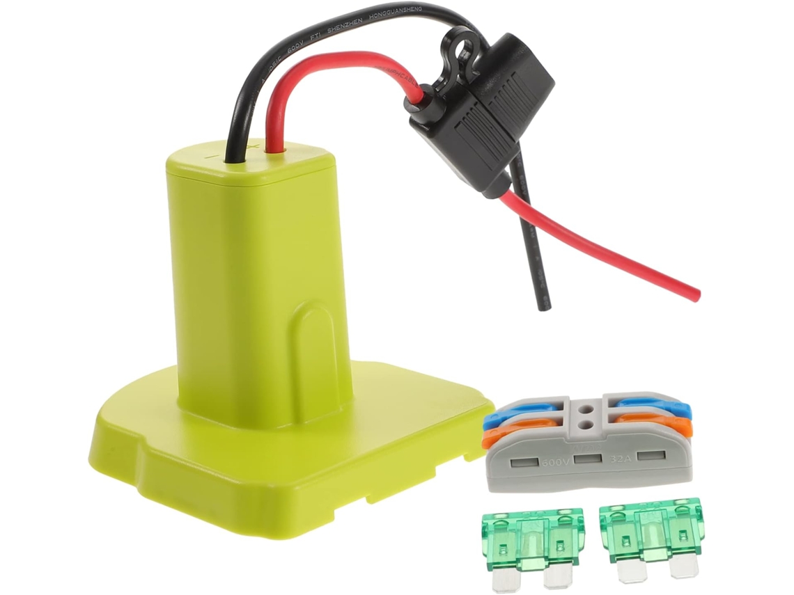 Conector De Alimentação Do Adaptador De Bateria Para Roda Motriz Diy