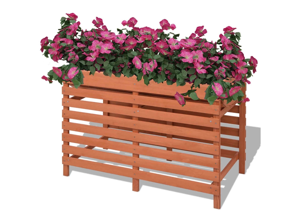Vidaxl Floreira 100x50x71 Cm Madeira