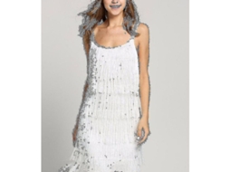 2026 vestido Vintage Dos Anos 20 para Festa Great Gatsby com Franges e Acessório de Cabeça para Mulher