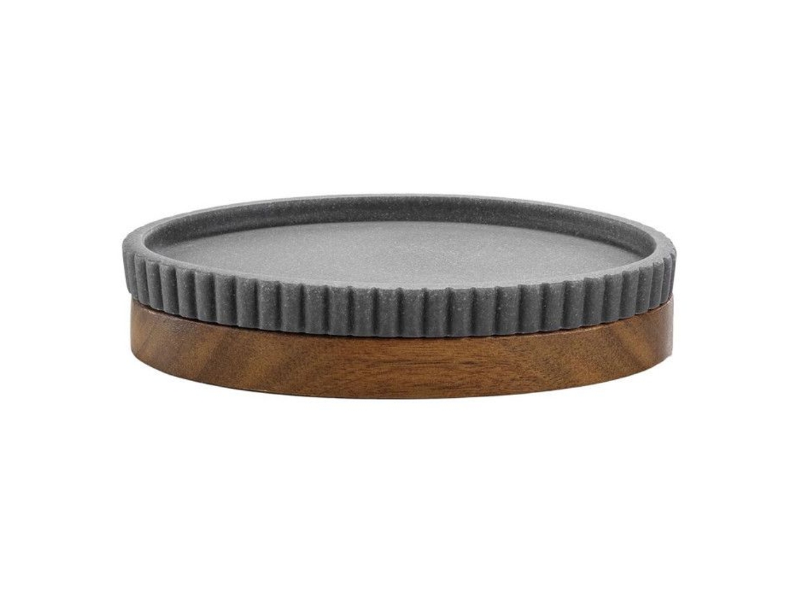 Saboneteira Designer Niagara 14cm Antracite Douceur D Intérieur