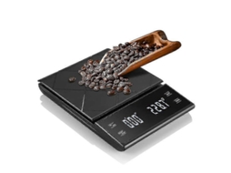 Balança Eletrônica de Cozinha, Digital Portátil para Café com Temporizador, Visor Led de Alta Precisão, para Uso Doméstico AQUAFORGE