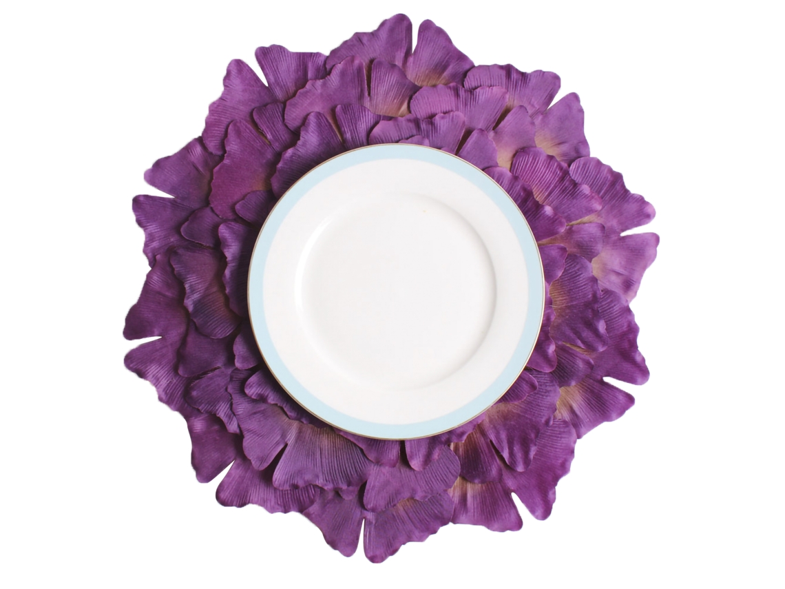 Folha Ginkgo Mão Feita Flor Nórdica Minimalista 38cm 4 Peças