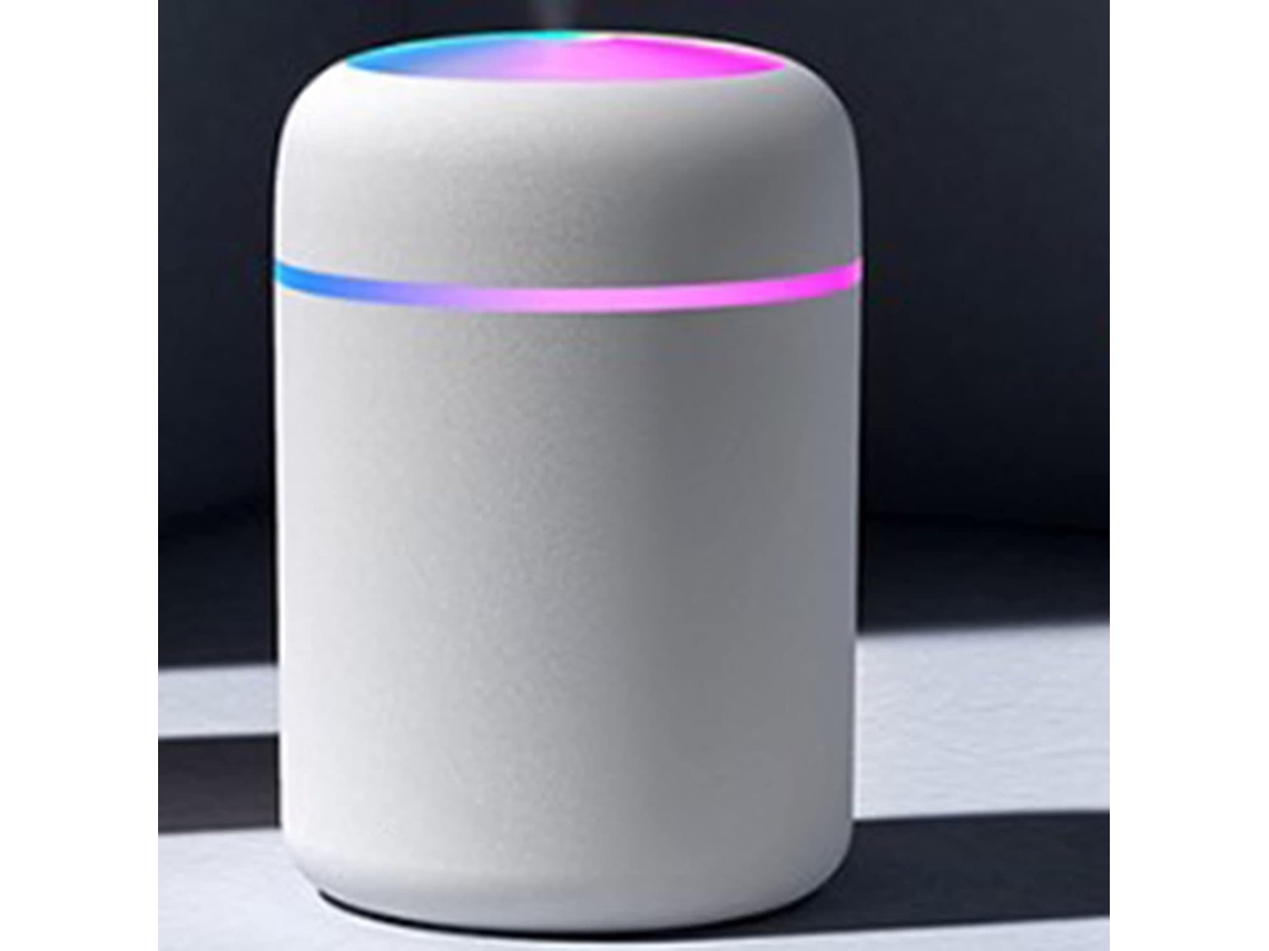 Umidificador De Ar Portátil 300ml Com Névoa Fria, Em Formato Copo Colorido