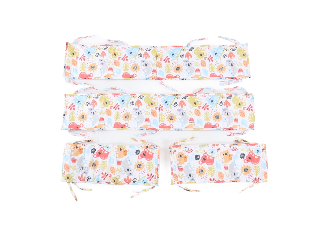Primerox 4pcs Guarda grade de Cama para Bebê Suave Seguro com Proteção Anti colisão Tipo 2