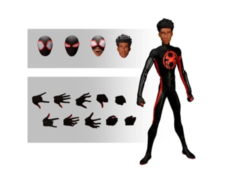 Figura Spiderman Miles Morales Spiderman 17cm Mezco Toyz