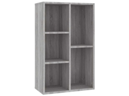 Book Cabinet, Book Cabinets Vidaxl Cinzeto Madeira Processada (n/a)