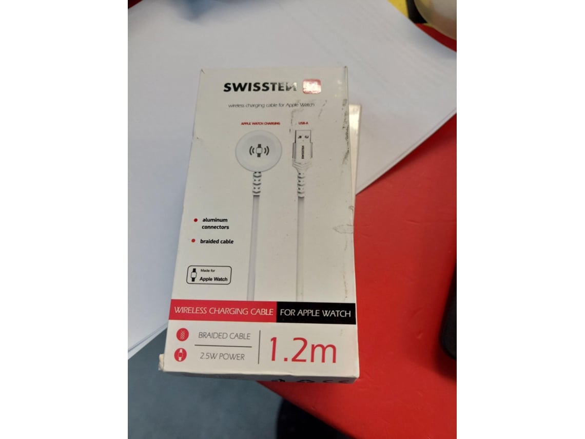 Cabo SWISSTEN USB Apple Watch Wireless (Outlet Caixa Aberta)