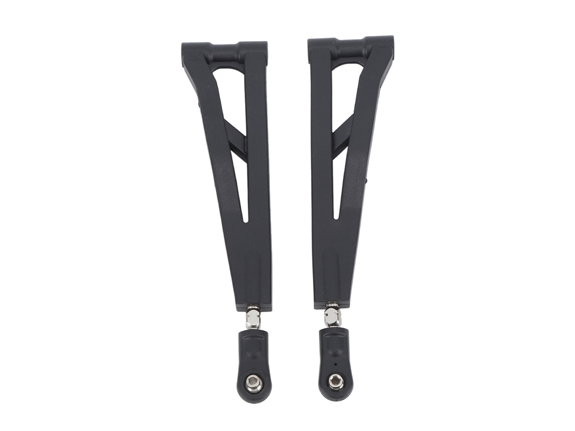 2 Pcs Braço Superior De Suspensão Dianteiro De Aço-plástico Para Carro Rc Zd Racing 9021 08423 1/8 Preto
