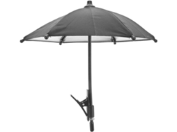Guarda-chuva Preto Para Celular De Carro Com Cabo Macio Ajustável.