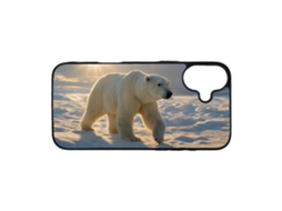 Capa Para Iphone 17 Com Estampa De Urso Polar