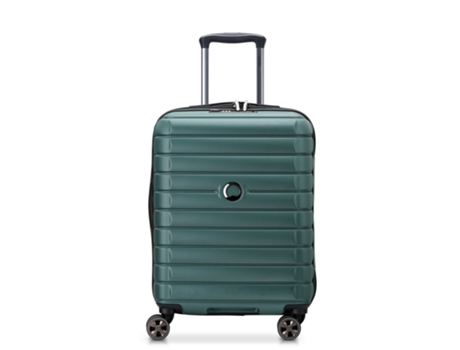 Mala de cabine DELSEY 4 rodas duplas Unissexo (55 cm - Verde)