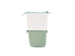 Estojo Dobrável para Lápis e Canetas, em Veludo Cotelê Pu, com Suporte Extensível e Resistente À Deformação BRILVIBERA