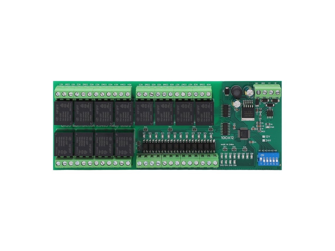 Módulo de relé de 12 canais com proteção contra sobrecargas entrada óptica isolada reset de hardware 12v | S/MARCA