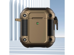 Capa Protetora Tank Tpu+pc para Fones de Ouvido Sem Fio Airpods 2 GIECY