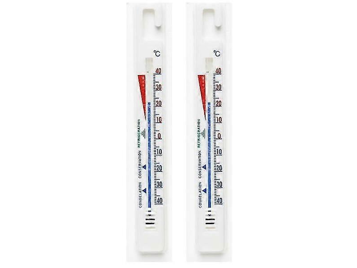 Pacote Com 2 Termômetros Para Geladeira E Freezer, Termômetro Interno, Tipo Gancho Szrh Ly Ebike