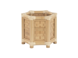 Plantador Home Esprit Bambu Rotim Tropical 46 X 40 X 40 Cm