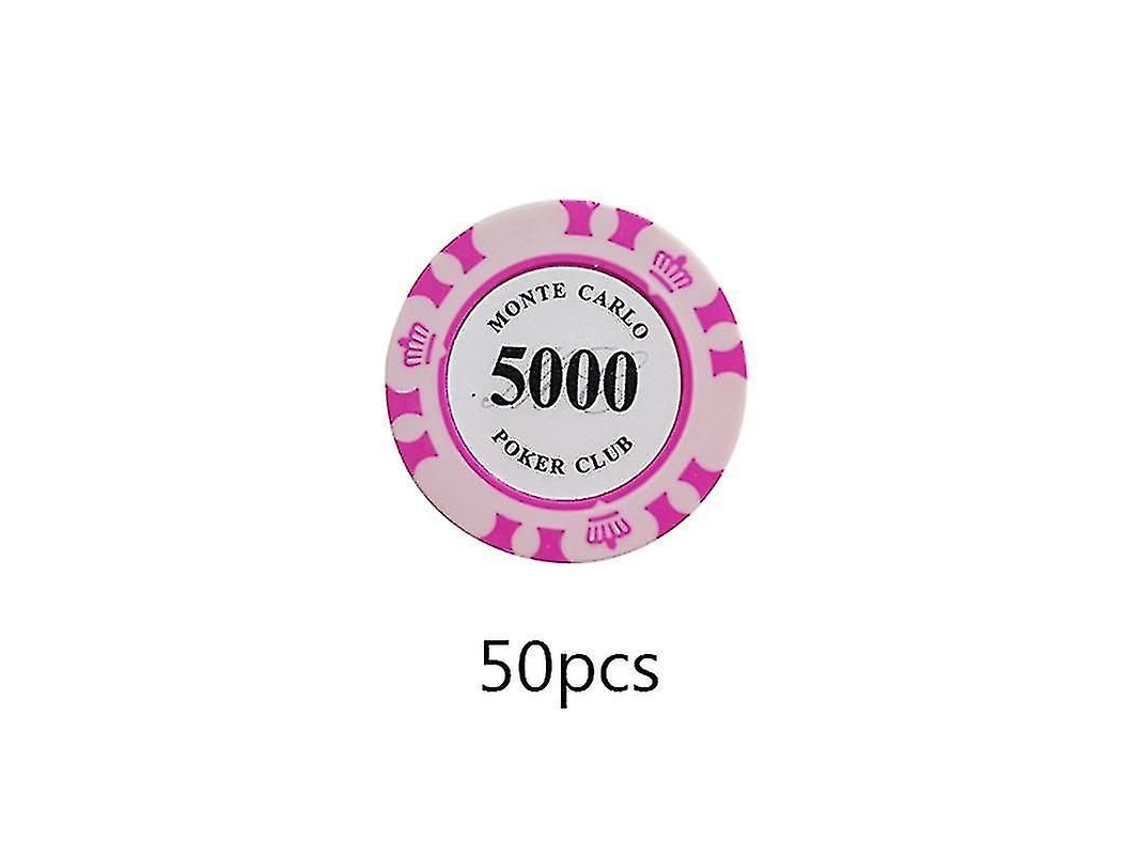 2026 50 Peças/conjunto Fichas de Poker de Argila 14g 40mm 14 Cores Valores Casino Baccarat Texas Hold'em Varejo