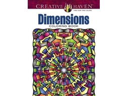 Livro Creative Haven Dimensions Coloring Book de John Wik e Creative Haven (Inglês)