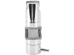 Suporte De Chuveiro Zerodis, Peça De Reposição, Em Abs, Ajustável, Para Trilhos Deslizantes De 16a 19mm, Com Sistema