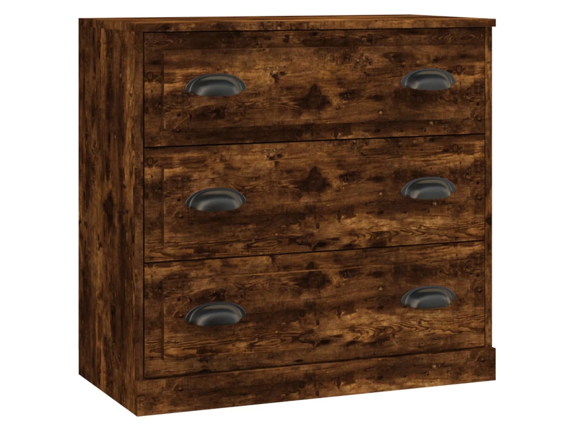 Aparador Carvalho Smoked Madeira Derivatives 70x35,5x67,5 cm MAISON EXCLUSIVE