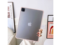 Capa Para Ipad Pro 11 2018/2019/2020/2022 Rosa Com Proteção Air Cushion Fosca Tuotuo