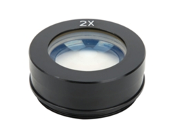 Lente C mount 2.0x Zoom para Câmera de Microscópio Industrial Acessórios de Microscópio Metálico Vidro