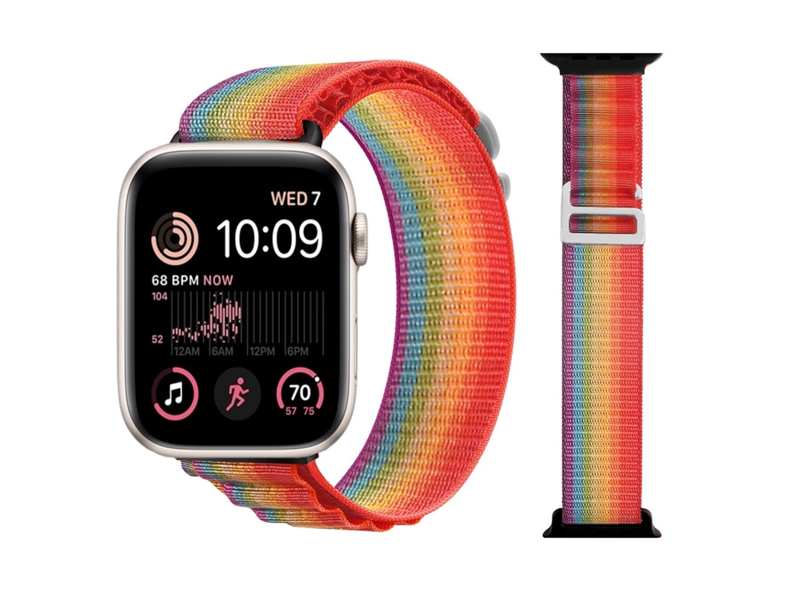 Bracelete Loop Alpine para Apple Watch Series SE 40mm Rainbow