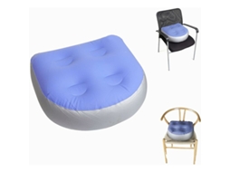Lurelia Almofada Massageadora Em U Para Costas Azul E Rosa