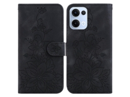 Capa De Celular De Couro Com Relevo Lily