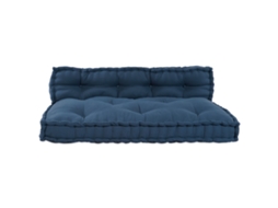 Almofada De Sofá Pallet Com Encosto Em Tecido Azul Lovely Home