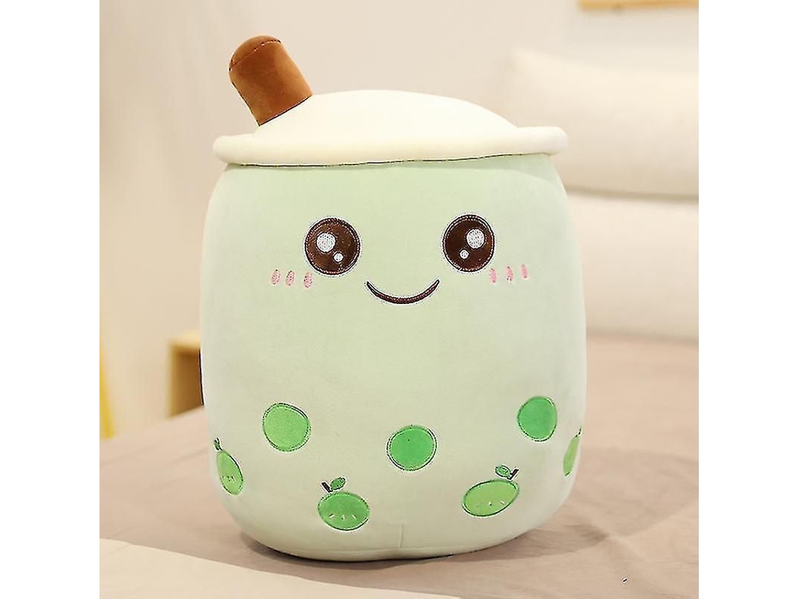 Boneca de Pelúcia Chá de Bolhas com Rosto Sorridente, 2026, 24/35/50/70cm, Material Macio e Resistente para Decoração e Presente